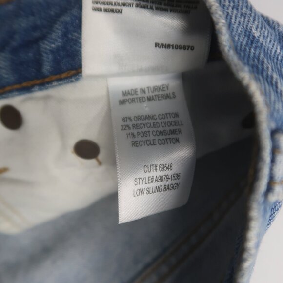 Agolde Low Slung Baggy Jeans in Libertine Size 25 - Picture 7 of 13